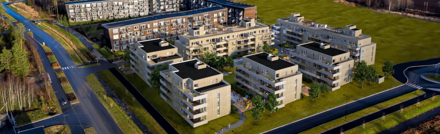 Easy Living Jessheim er utviklet av Solid Eiendom og består av 116 leiligheter