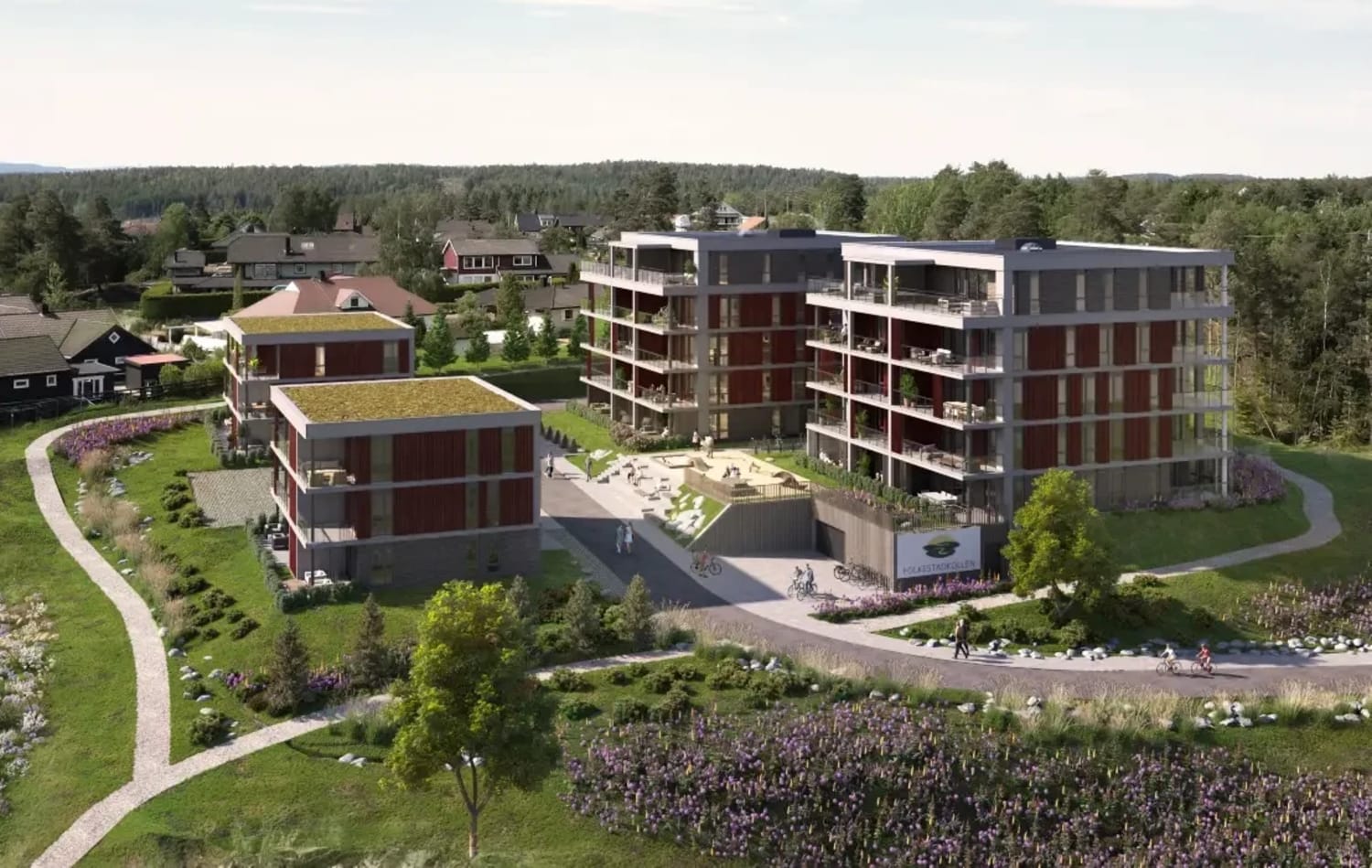 Folkestadkollen i Våler er et av de nye boligprosjektene fra Solid Eiendom i 2023