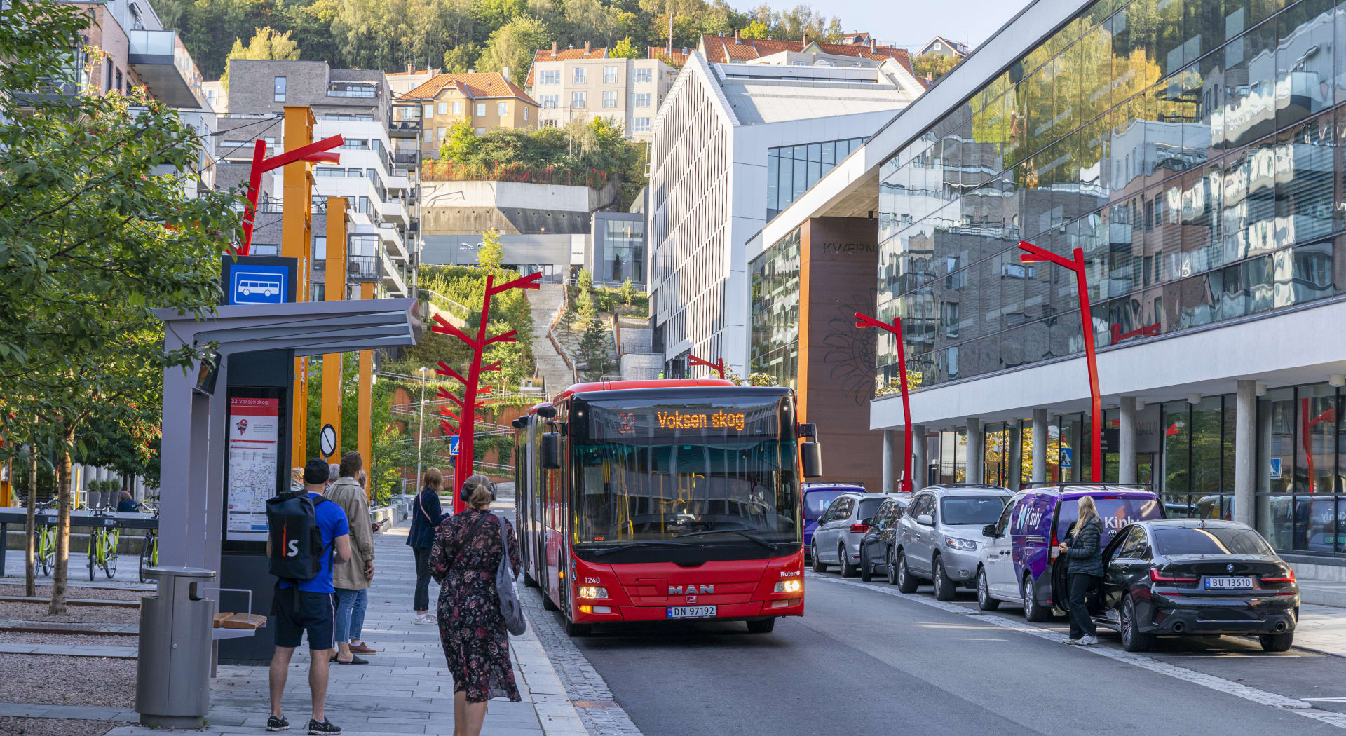 Reise: Med buss tar du deg enkelt og effektivt til Kværnerbyen 